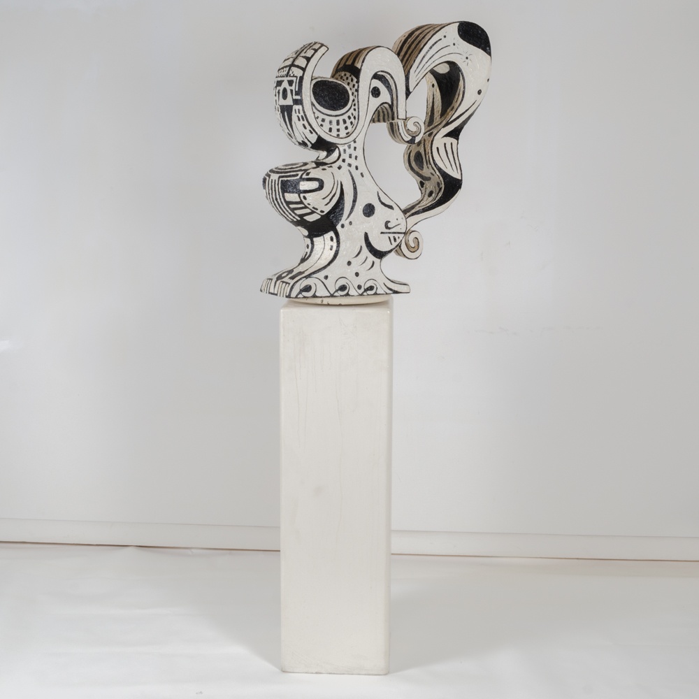 Bill Schiffer Mixed Media Sculpture "Vessel 1 - Sally"