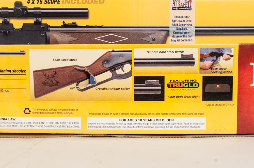 Daisy Buck 400 & Powerline 880S BB Air Rifles + Deluxe Game Cleaning Kit & Scope