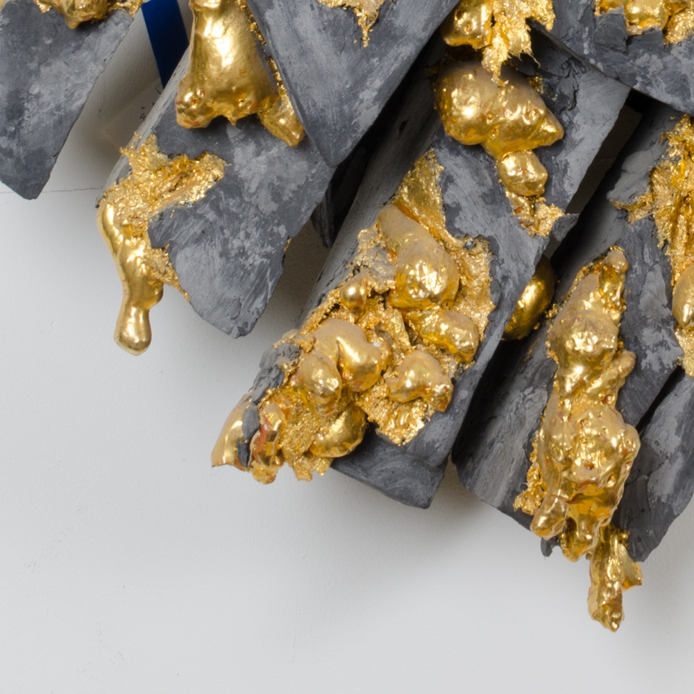 Bill Schiffer "Weeping Icon" Mixed Media Sculpture