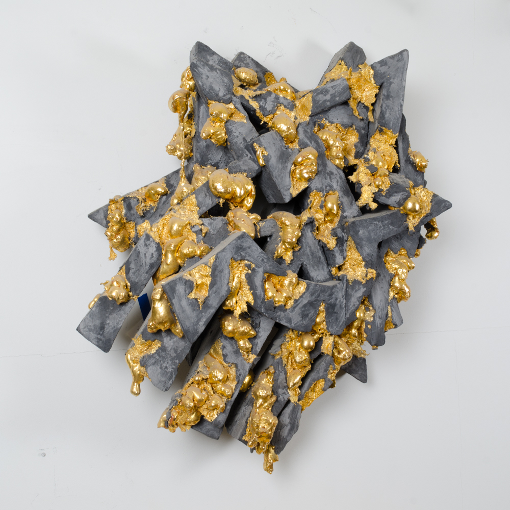 Bill Schiffer "Weeping Icon" Mixed Media Sculpture