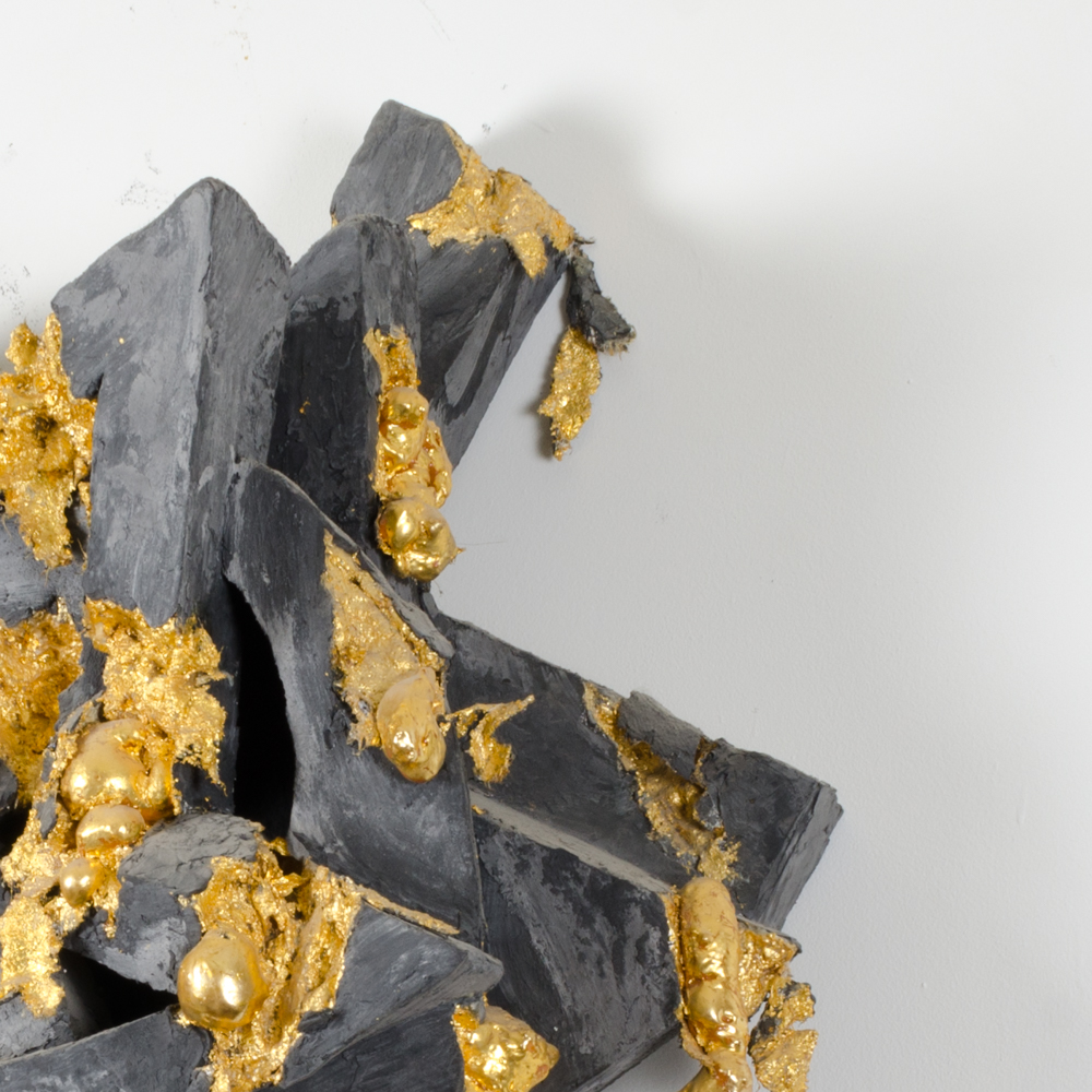 Bill Schiffer "Weeping Icon" Mixed Media Sculpture