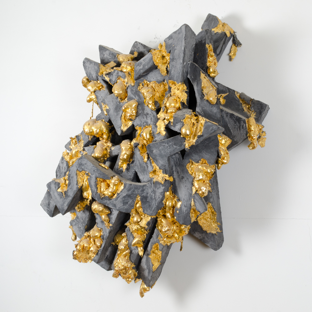 Bill Schiffer "Weeping Icon" Mixed Media Sculpture