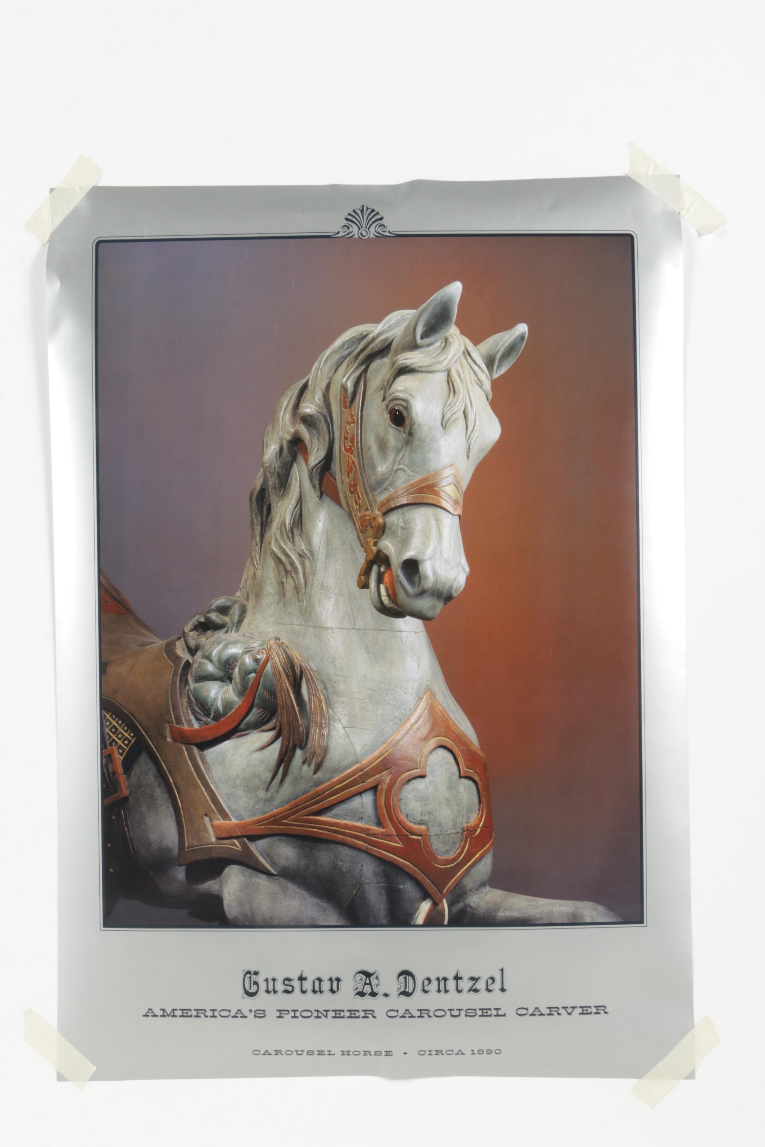 Gustav A. Dentzel Carousel Posters