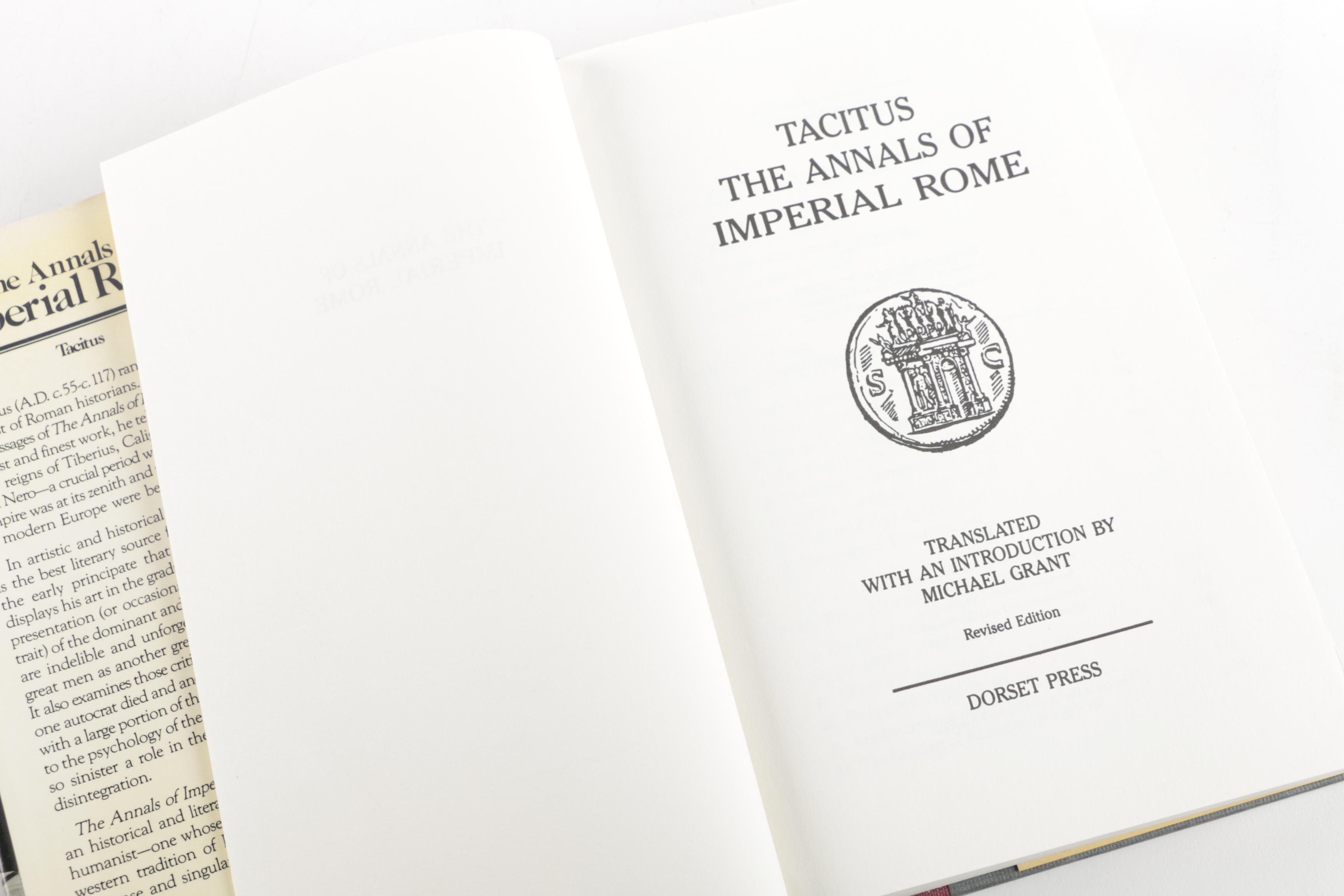 Assorted Hardcover Books on Philosophy and Ancient Rome