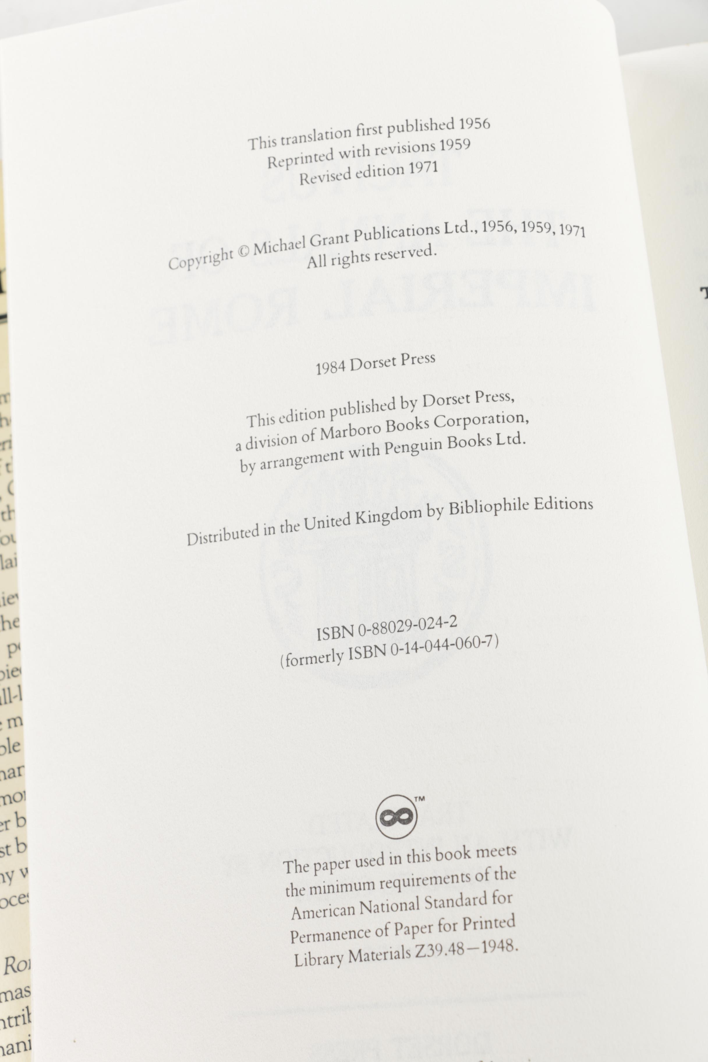 Assorted Hardcover Books on Philosophy and Ancient Rome