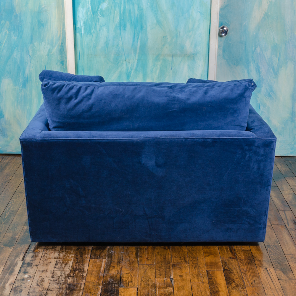 Crate & Barrel Chair and a Half with Ottoman