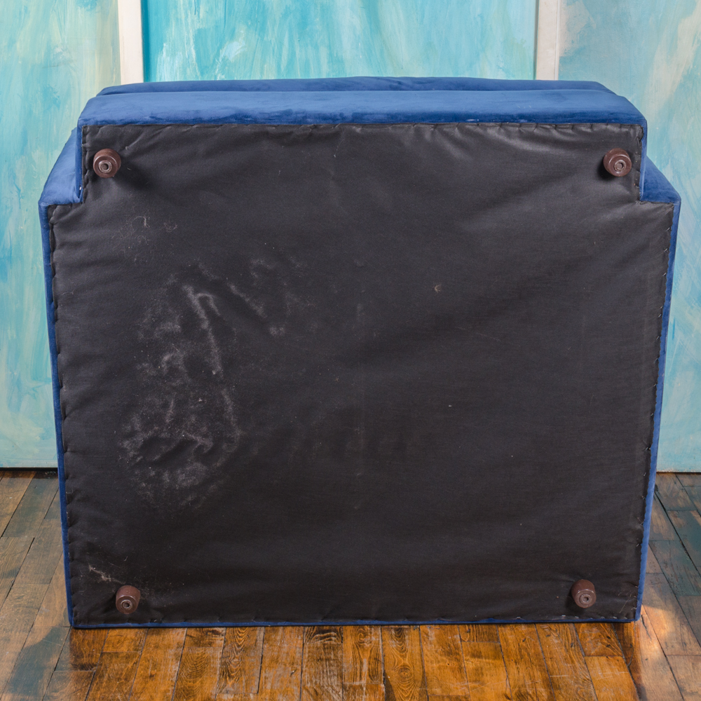 Crate & Barrel Chair and a Half with Ottoman