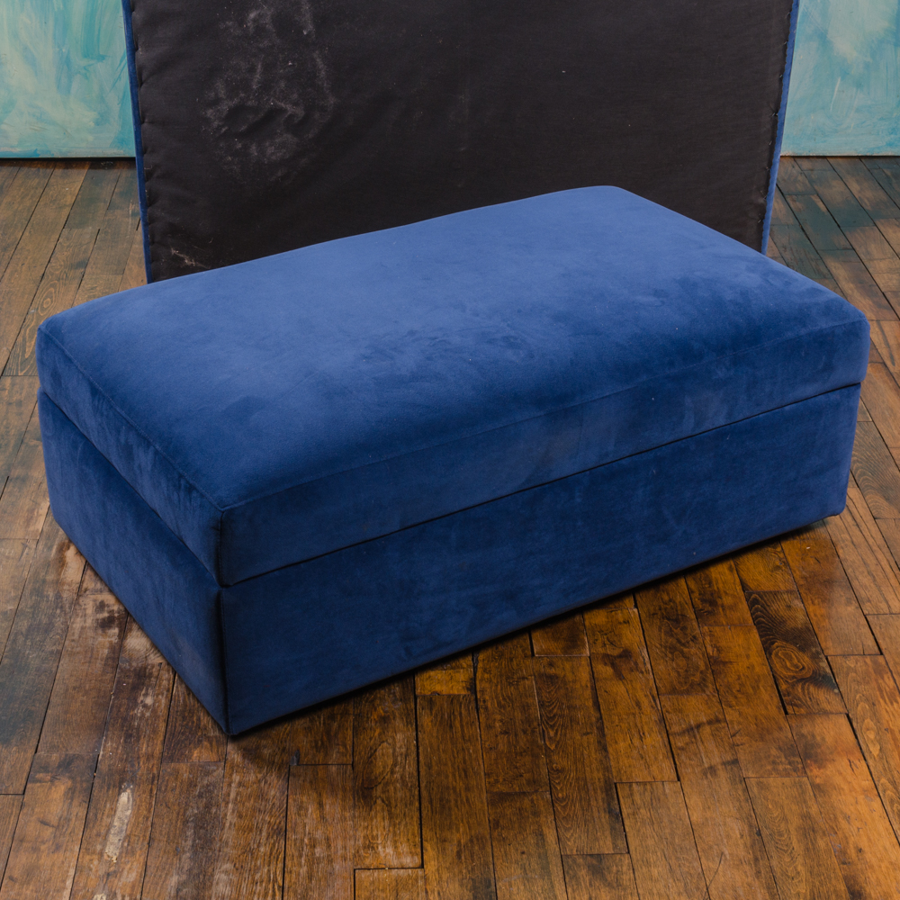 Crate & Barrel Chair and a Half with Ottoman