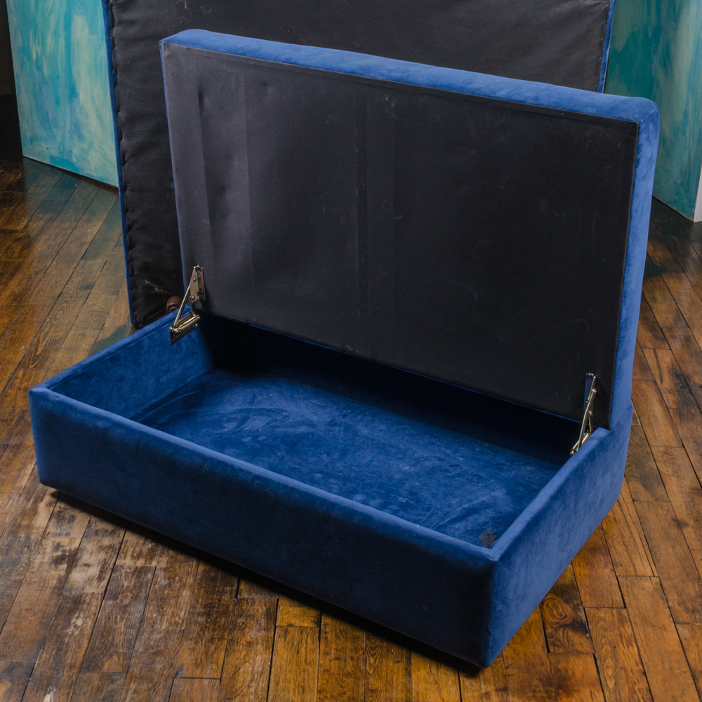 Crate & Barrel Chair and a Half with Ottoman