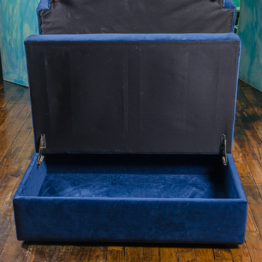 Crate & Barrel Chair and a Half with Ottoman