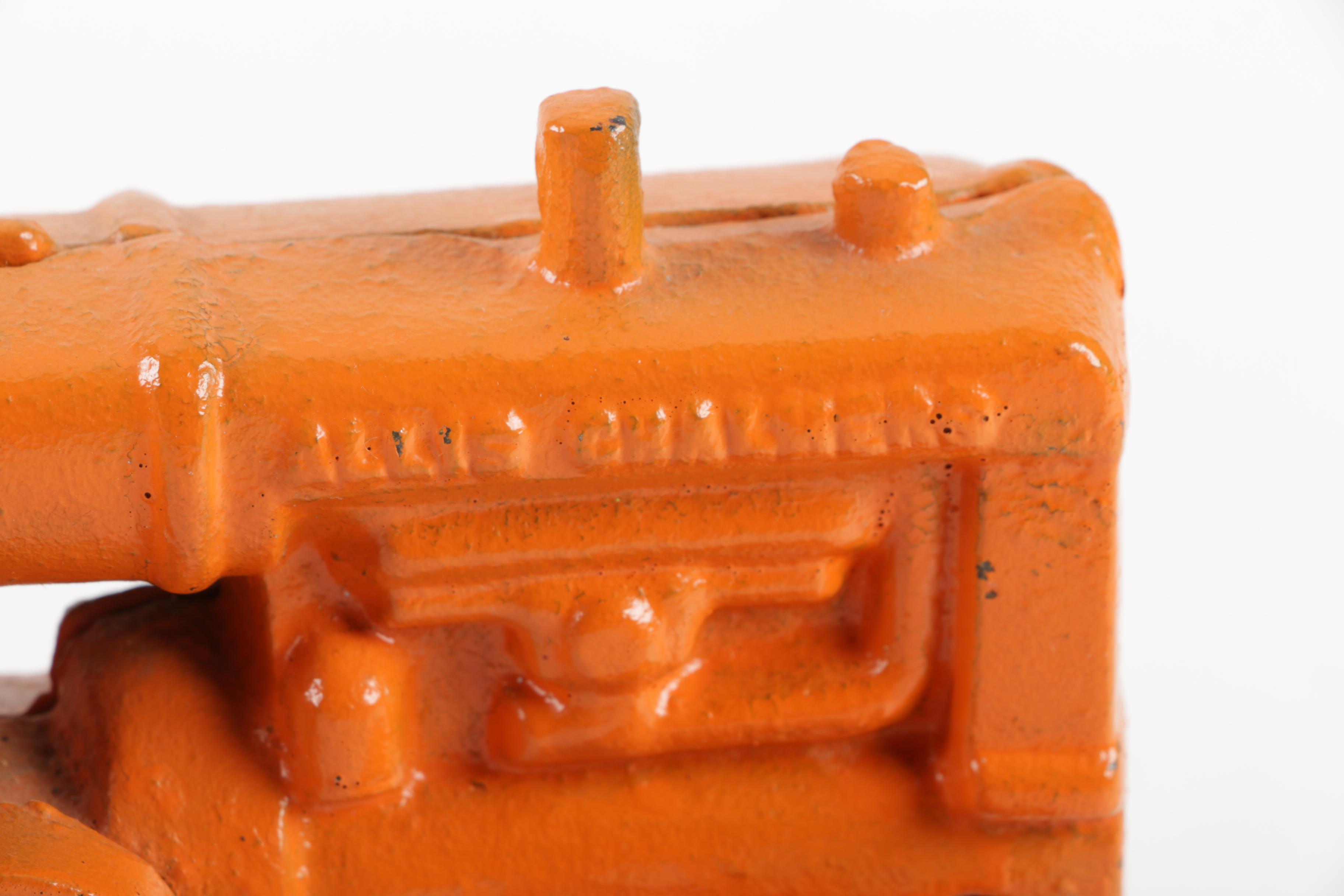 1930s Cast Iron Tractor and Dump Truck