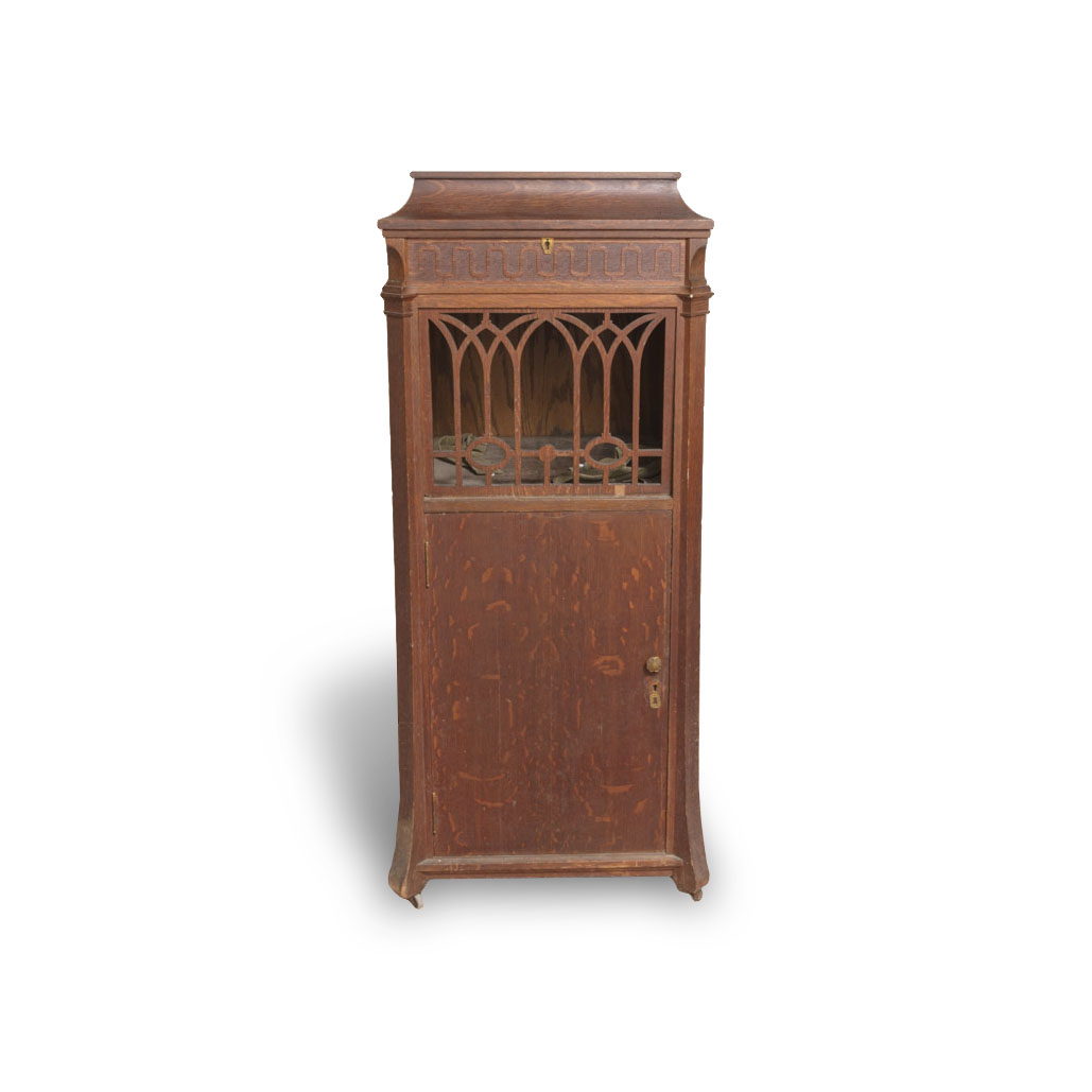 Vintage Edison Disc Phonograph Cabinet