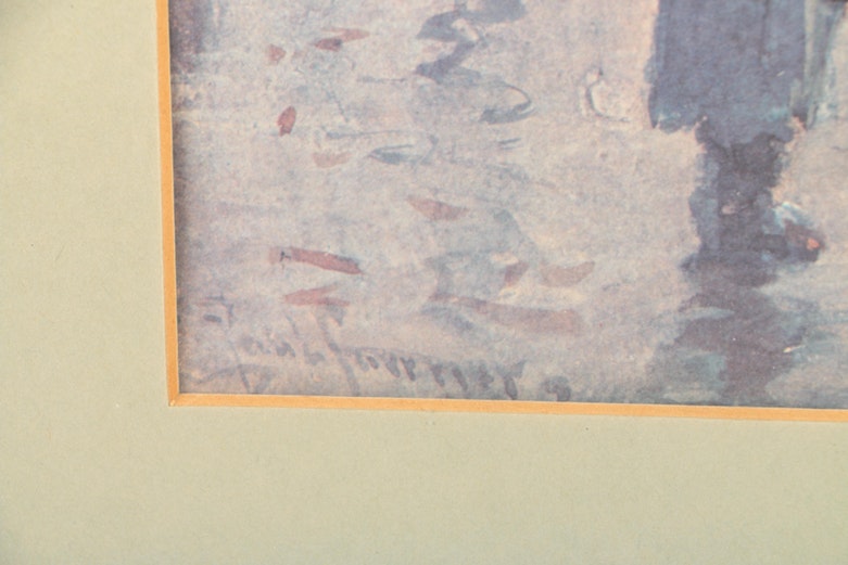 PRIORITY-Framed Print After Paul Sawyier "Old Capital Hotel"