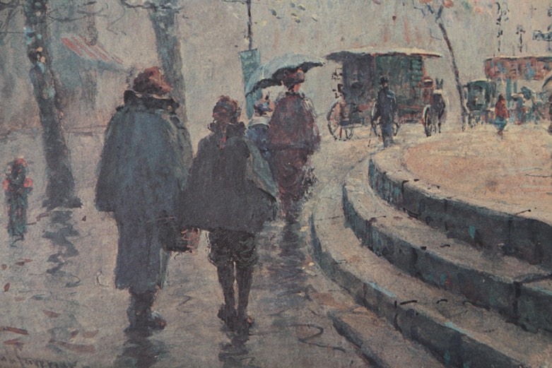 PRIORITY-Framed Print After Paul Sawyier "Old Capital Hotel"