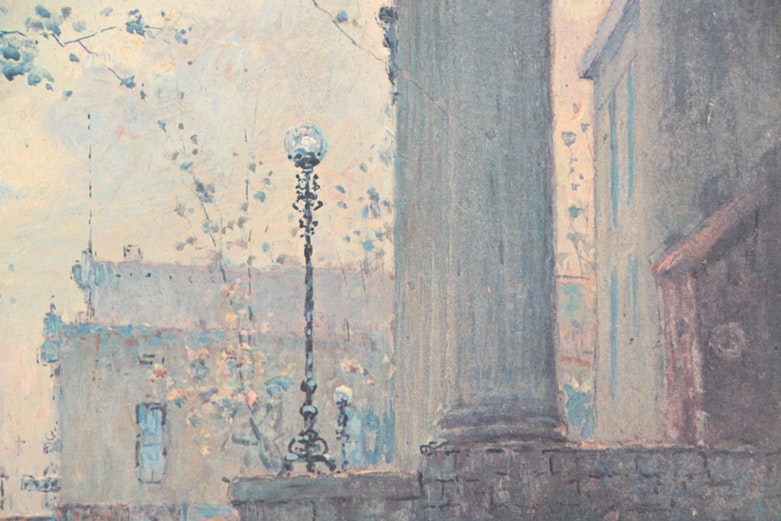 PRIORITY-Framed Print After Paul Sawyier "Old Capital Hotel"