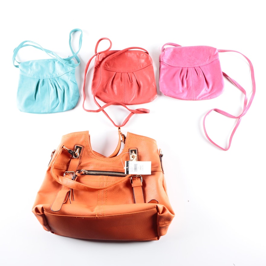 Colored Leather Handbags