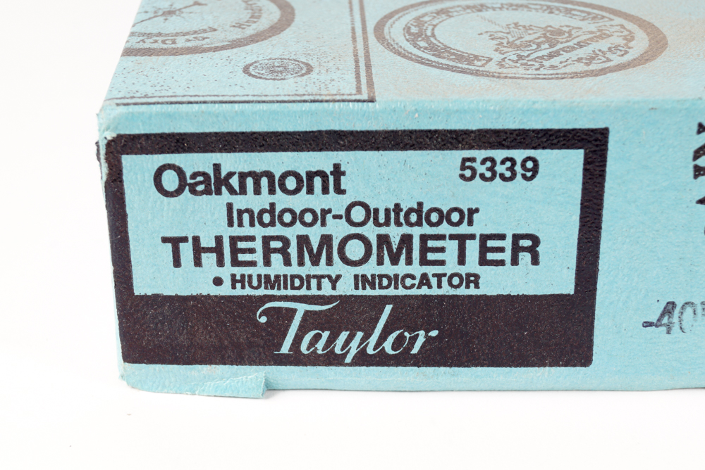Vintage Taylor "Oakmont" Thermometer and Barometer for Indoor-Outdoor Use