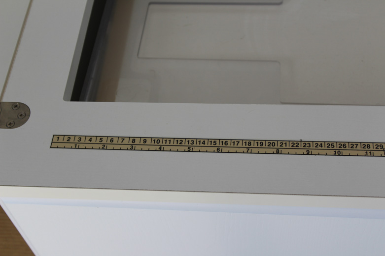 White Laminate Sewing Machine Table