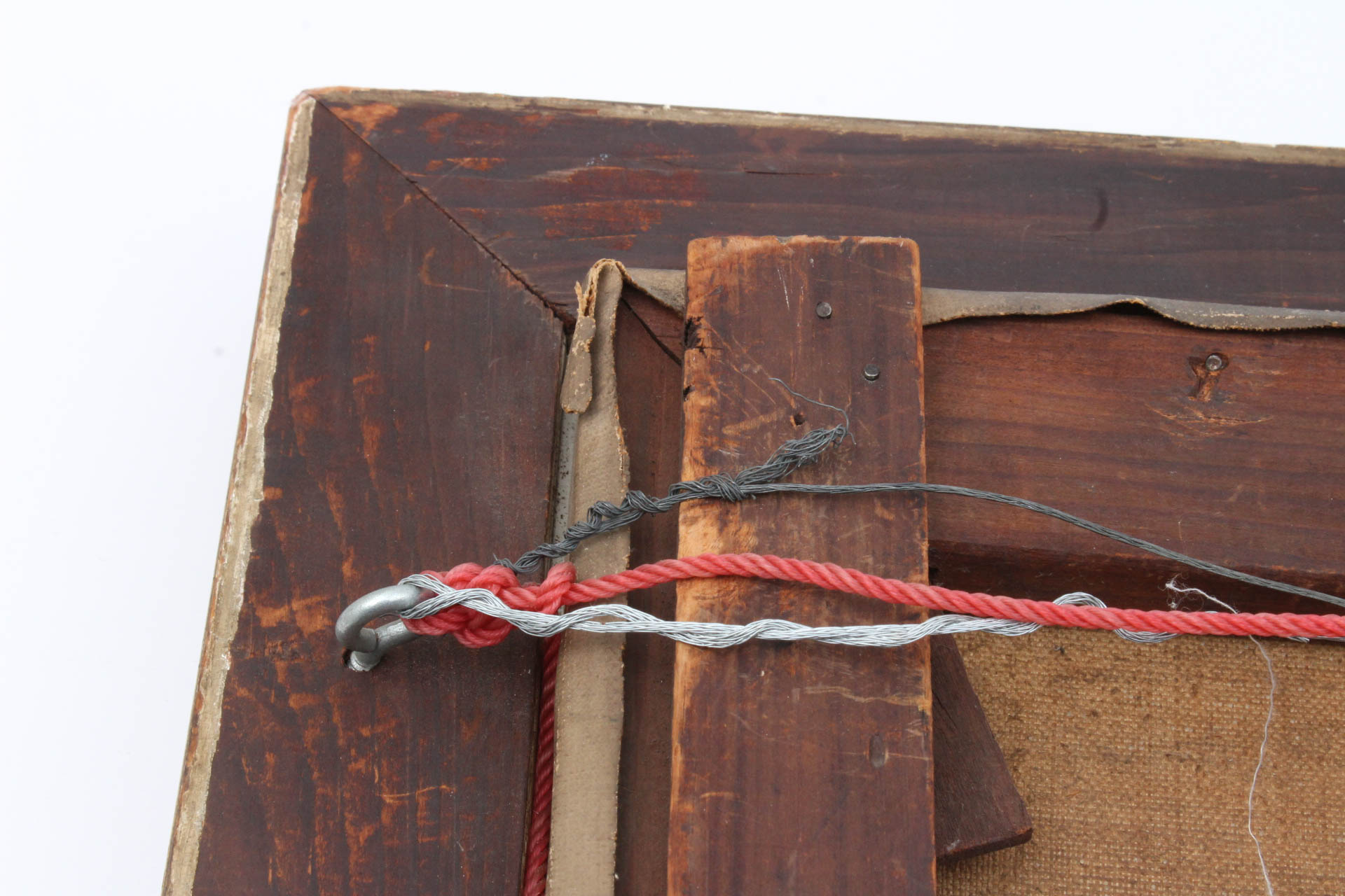 Antique Circa Late 19th Century American School Seascape Oil on Canvas