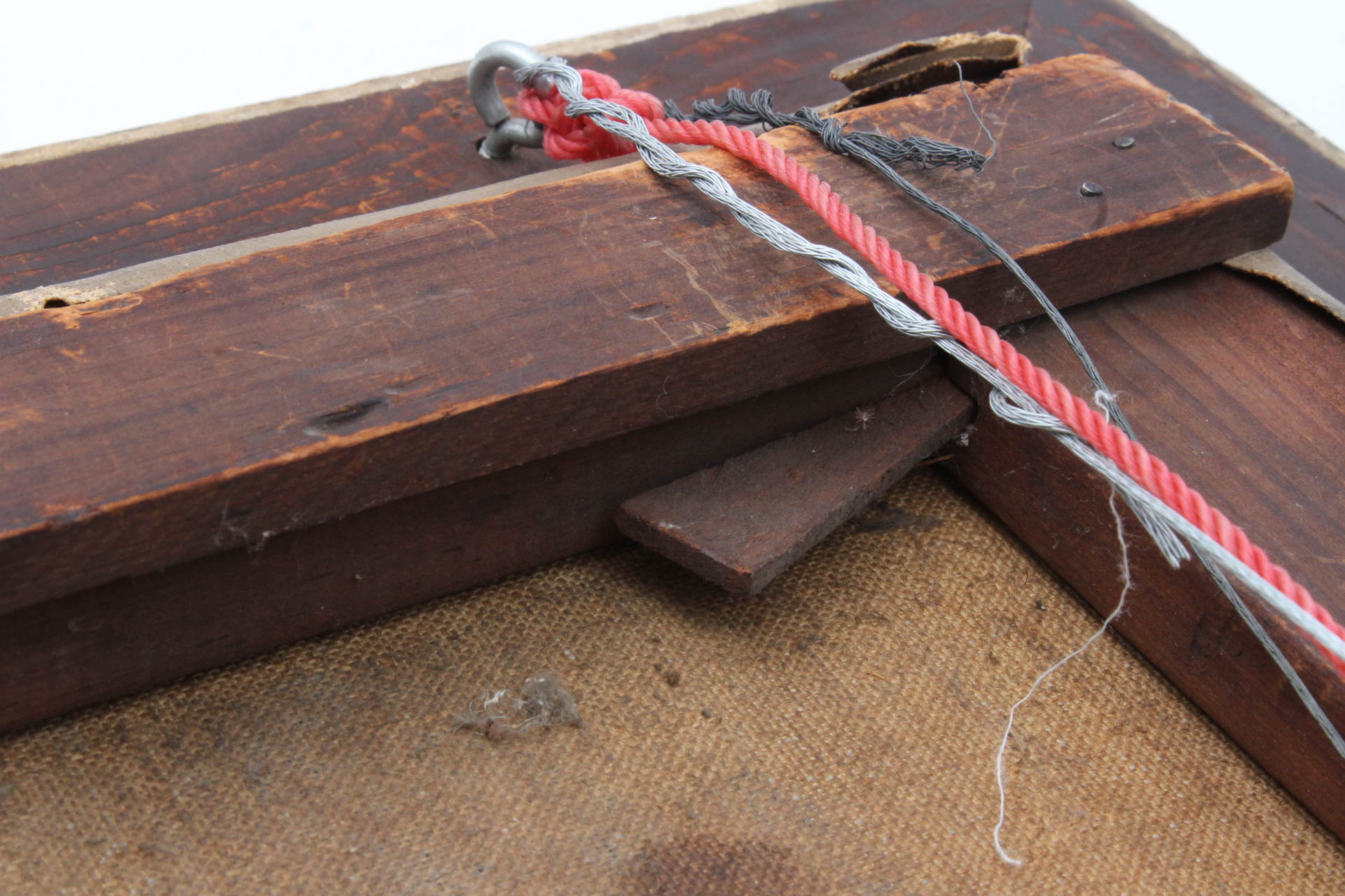Antique Circa Late 19th Century American School Seascape Oil on Canvas