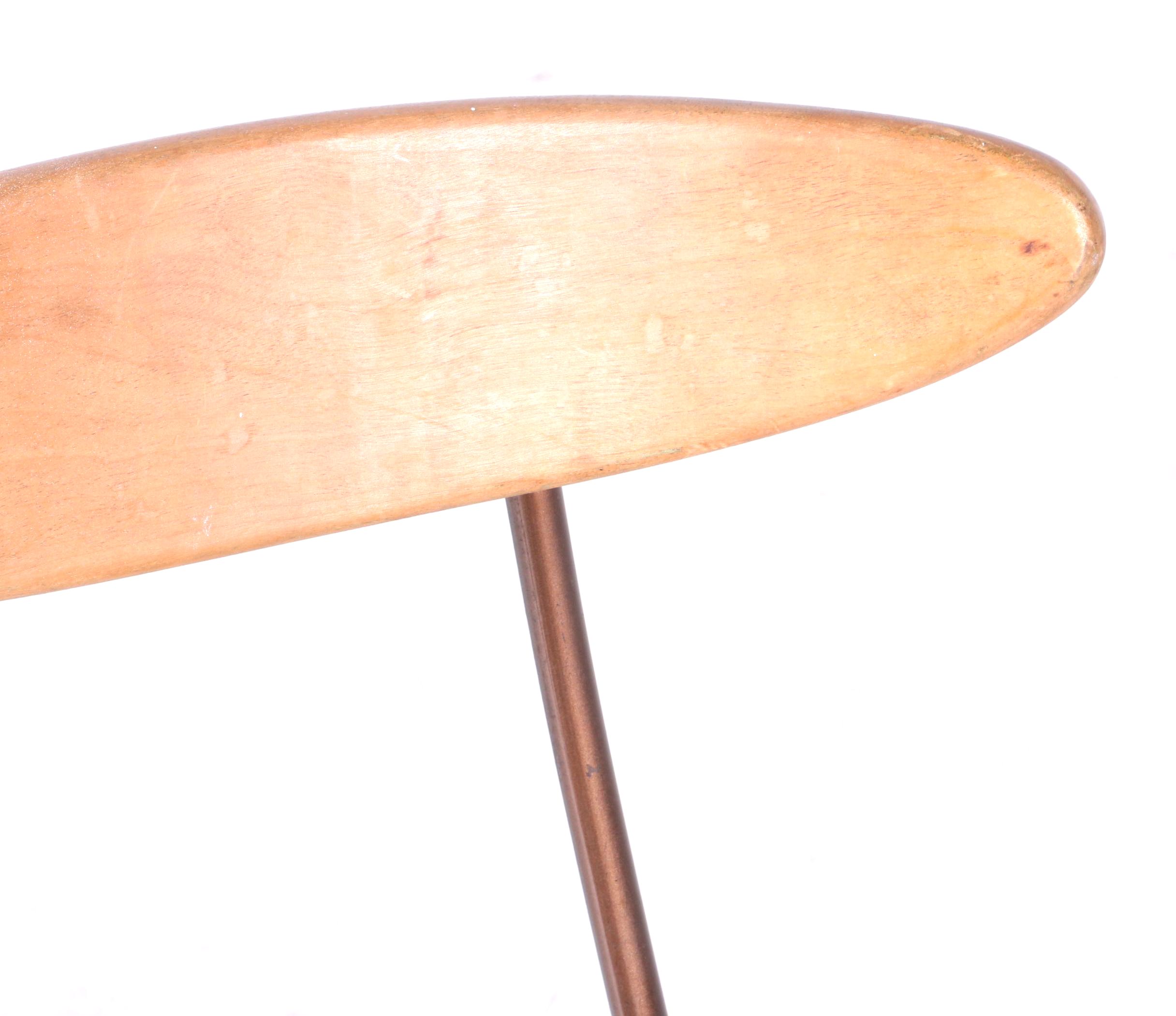 Danish Modern Style Side Chairs with Hide Seats