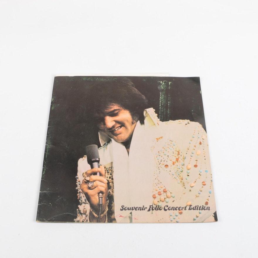 1970s Elvis Presley "Souvenir Folio Concert Edition"