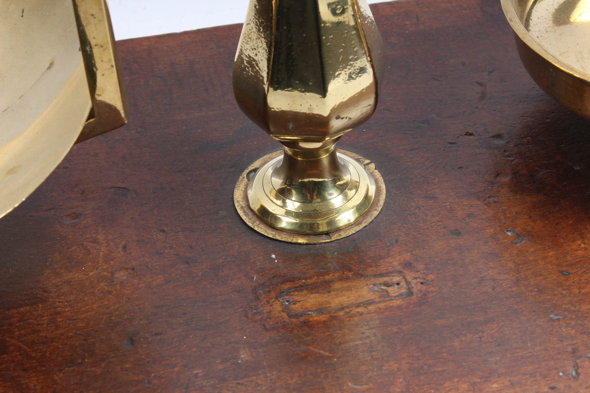 Vintage English Brass Scale and Weights