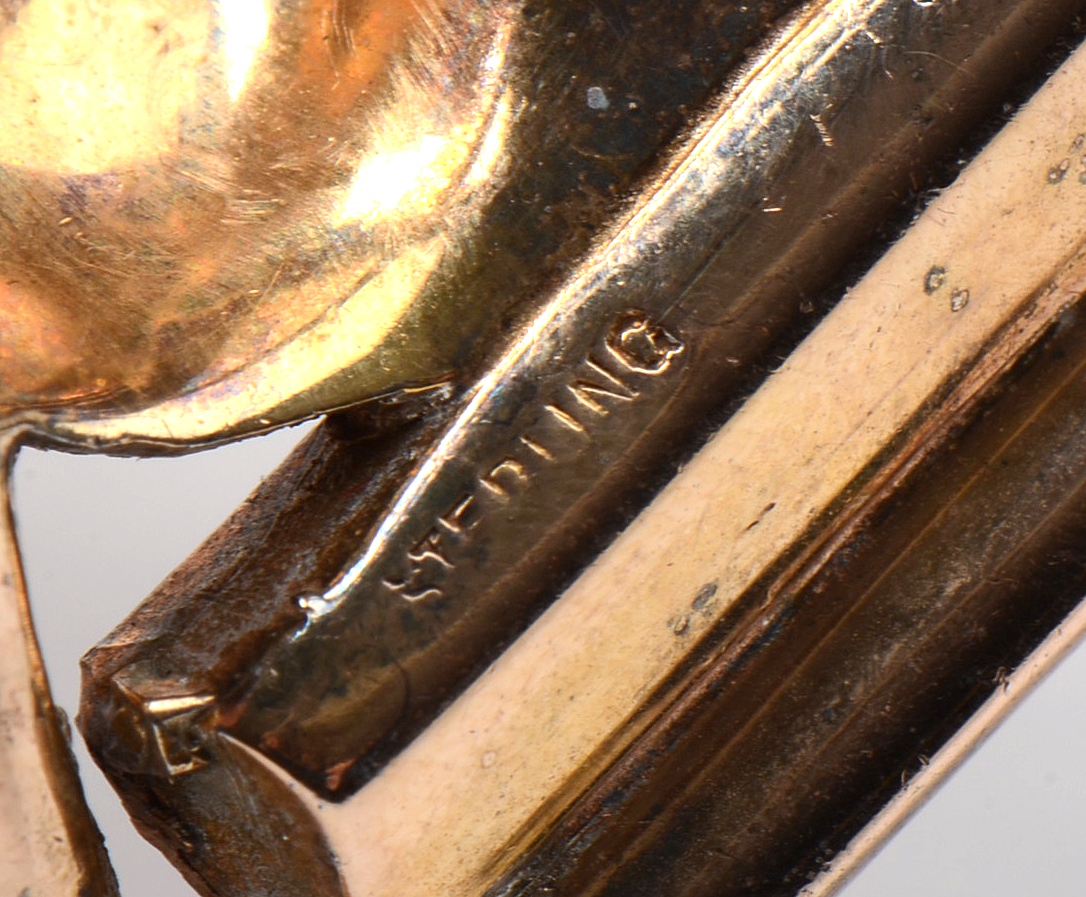 Jelly Belly Cat and Goldfish Brooch Attributed to Anthony Aquilino, Trifari