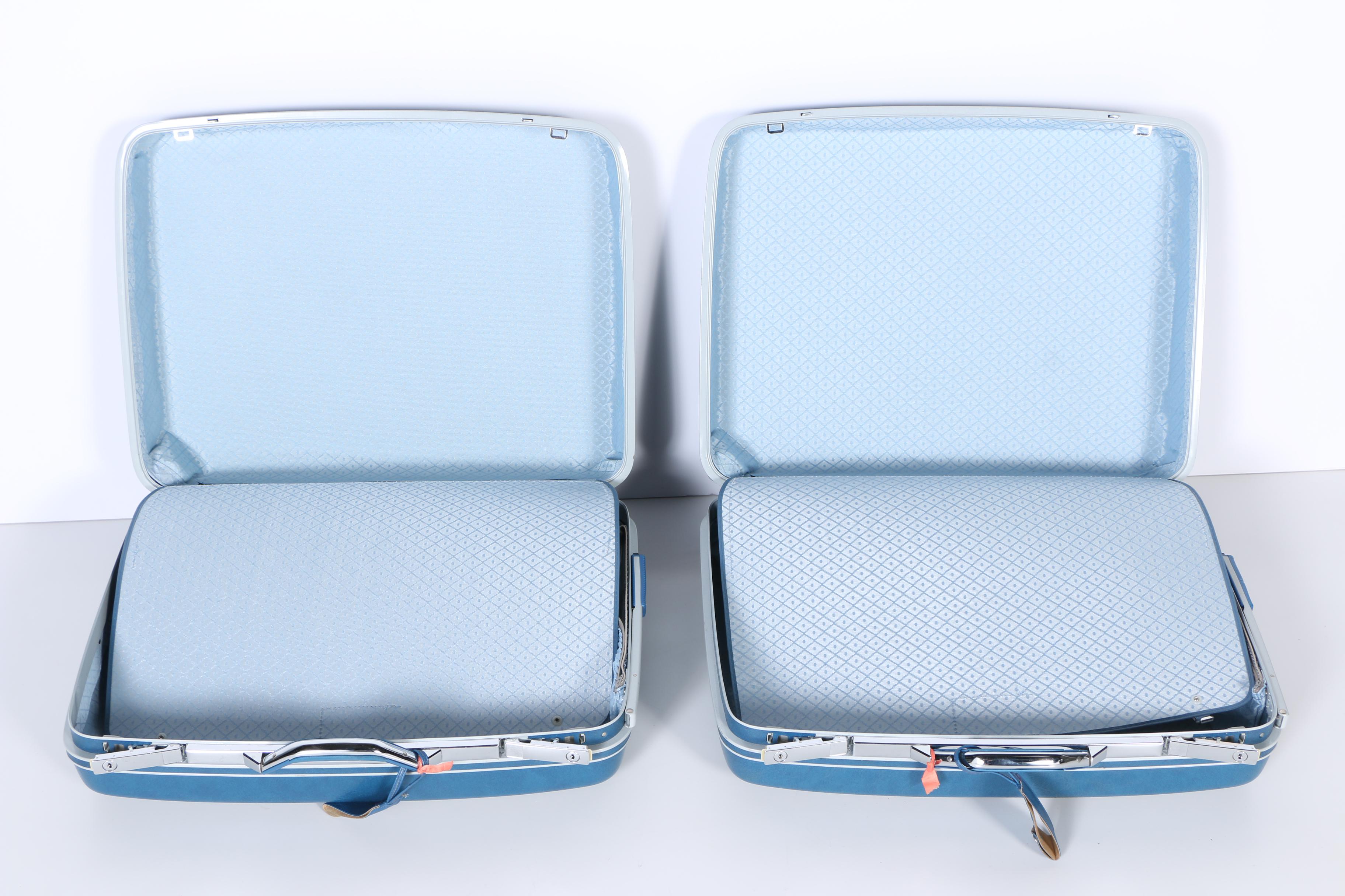 Vintage Samsonite Three-Piece Luggage Set