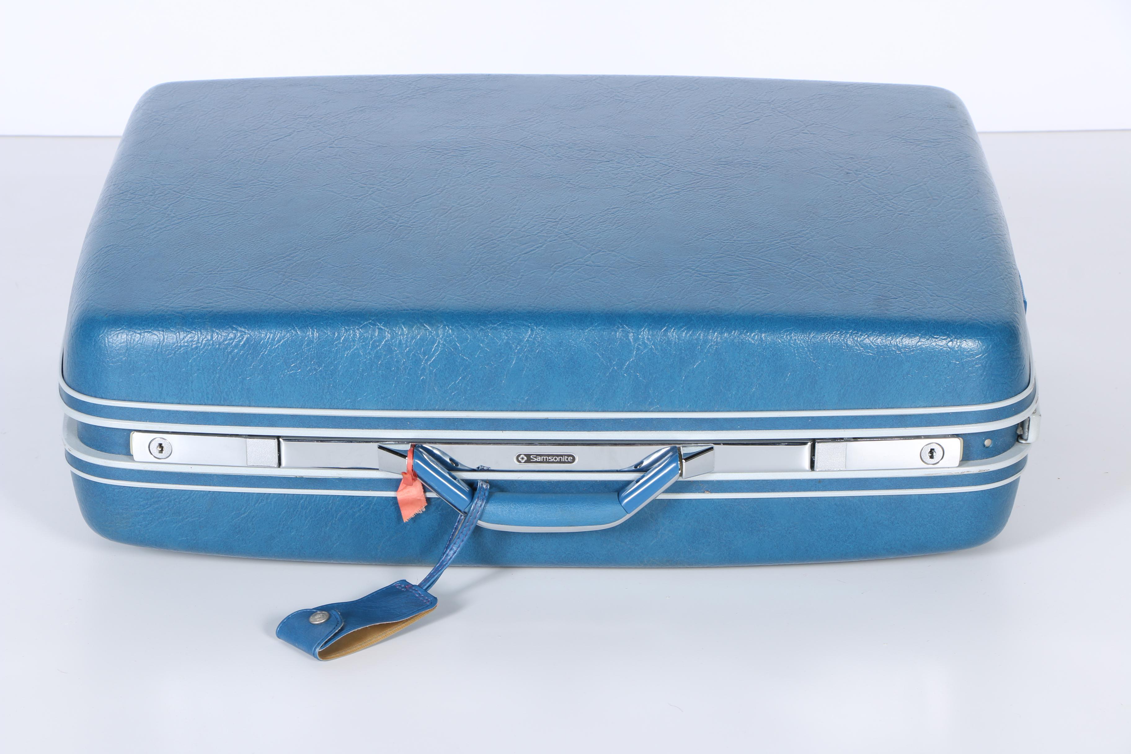 Vintage Samsonite Three-Piece Luggage Set