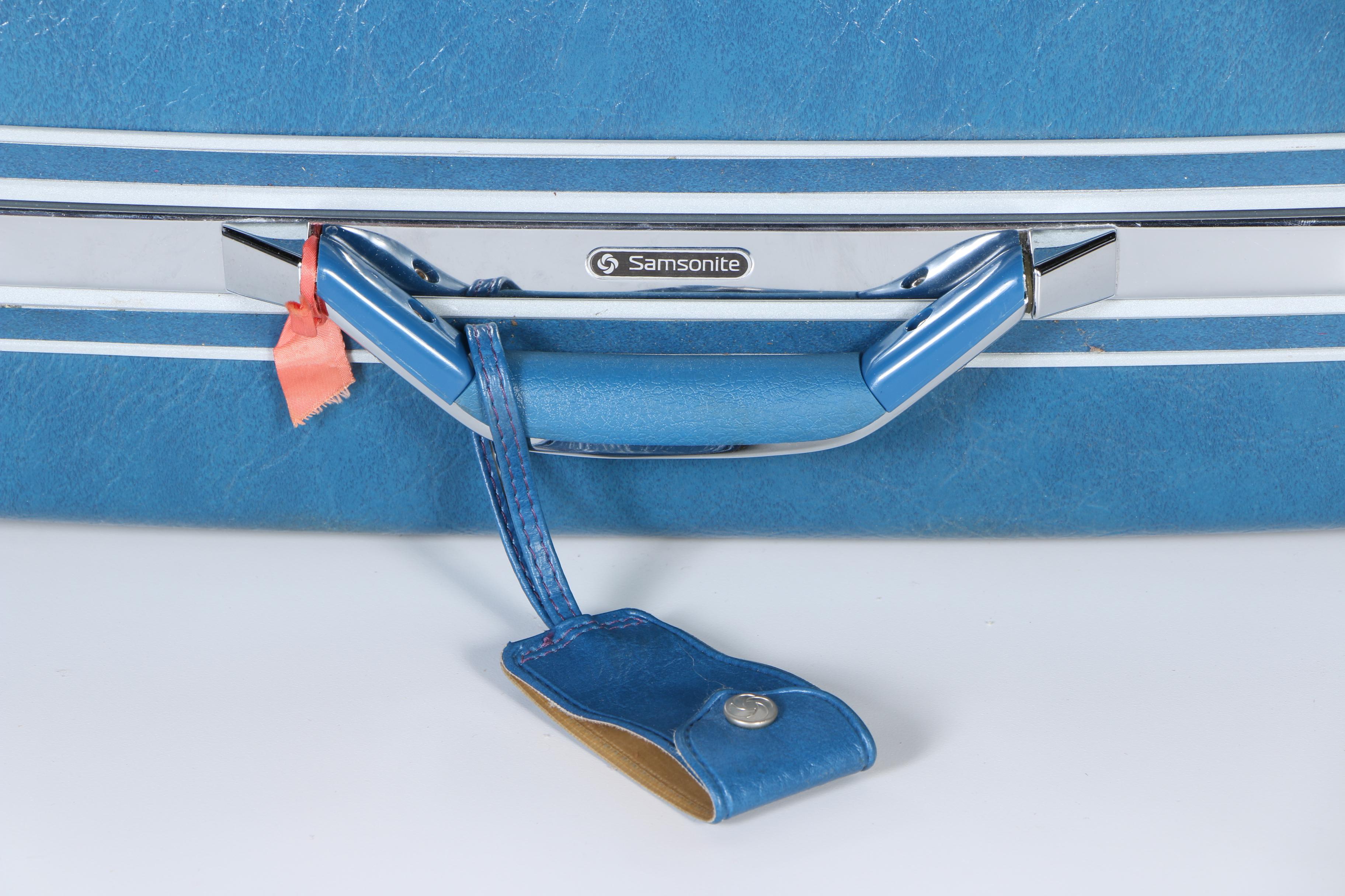 Vintage Samsonite Three-Piece Luggage Set