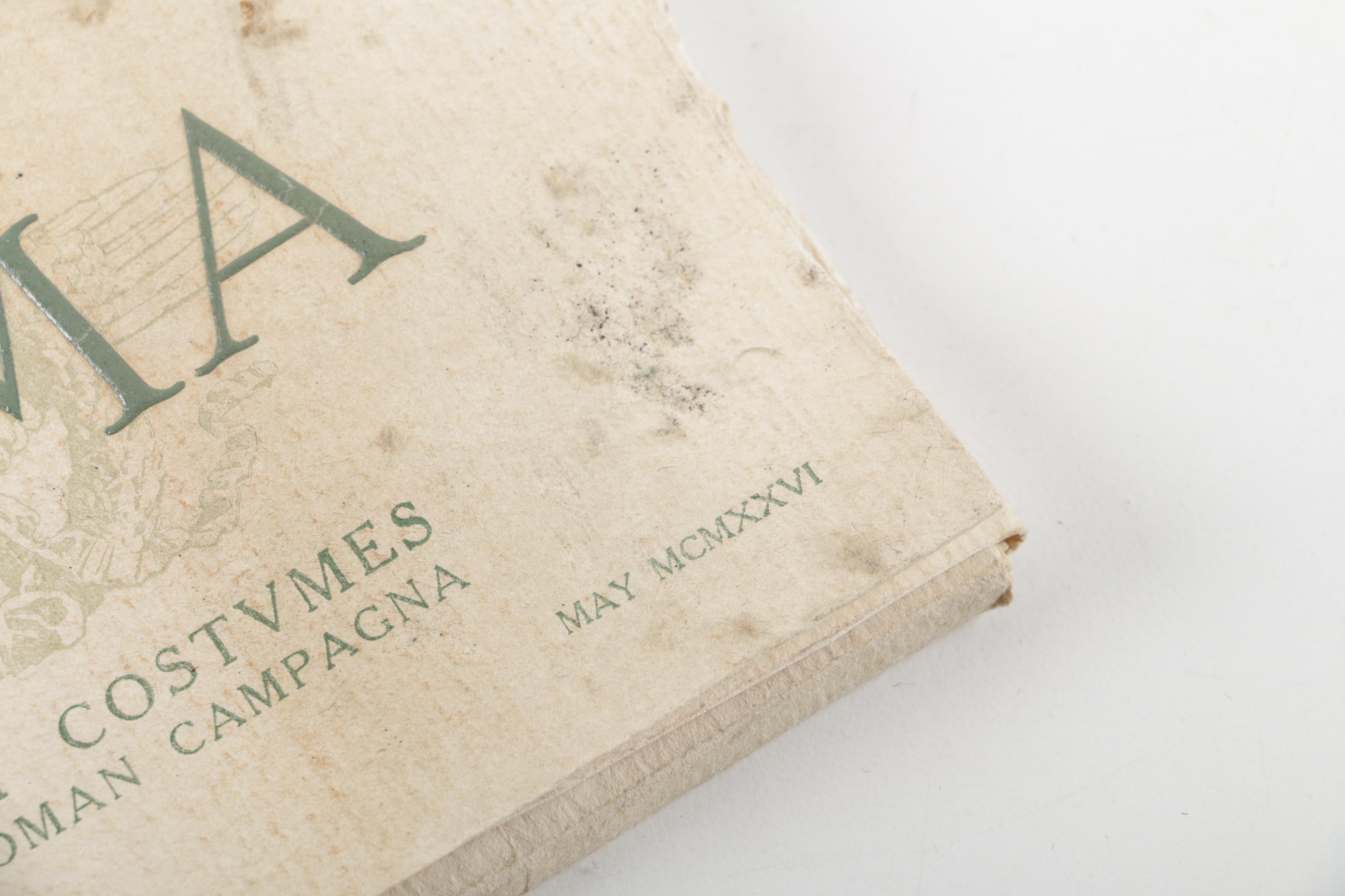 Vintage Roma Costume Postcards