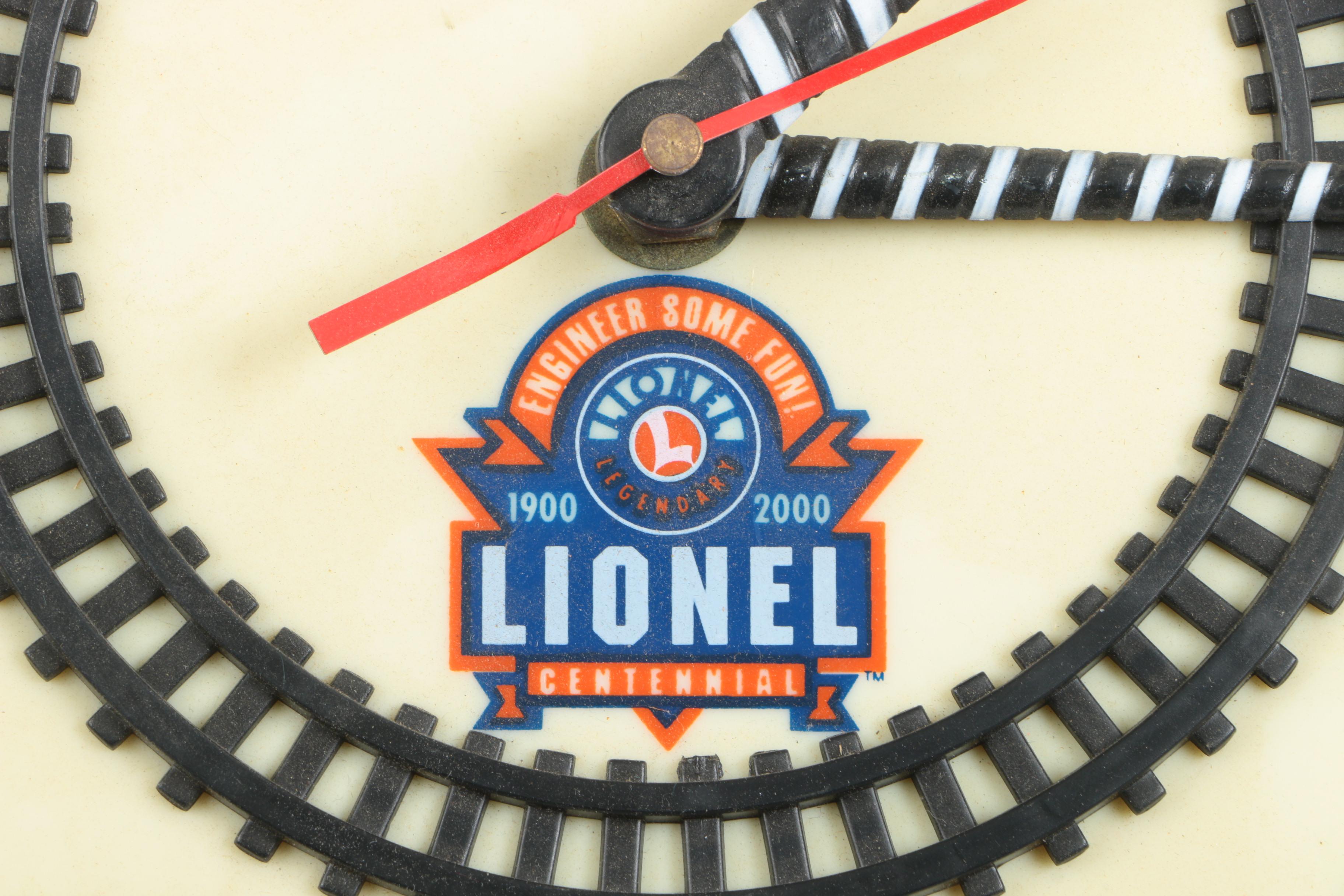 Lionel Centennial Train Clock