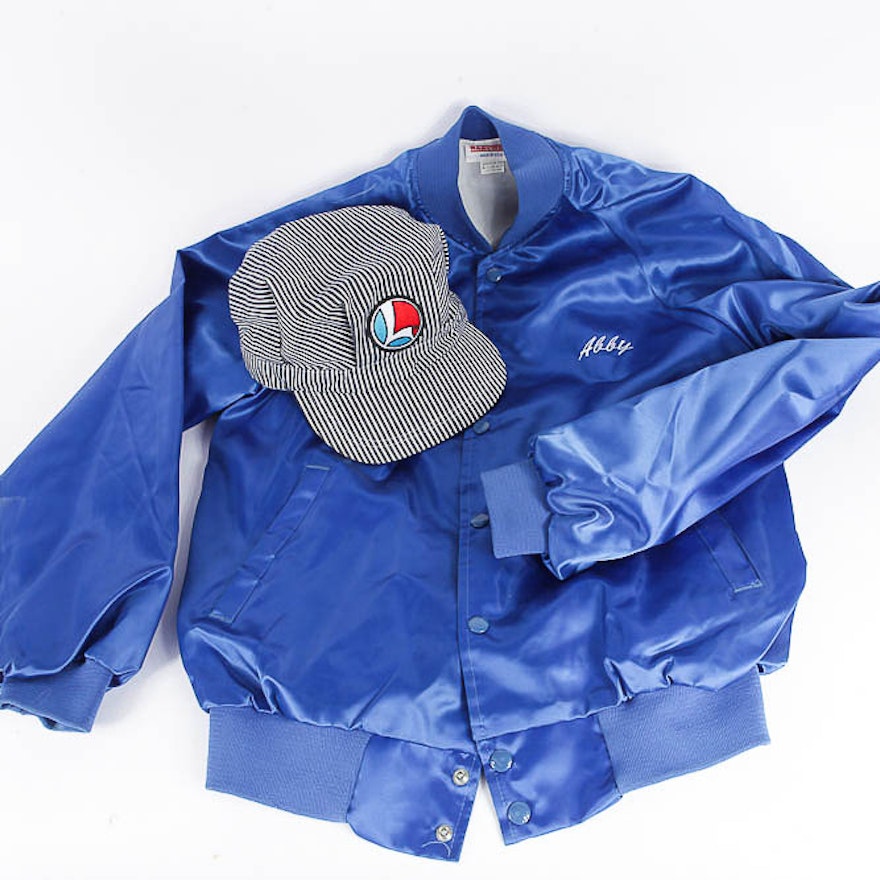 Lionel Engineers Cap and Blue Satin Jacket