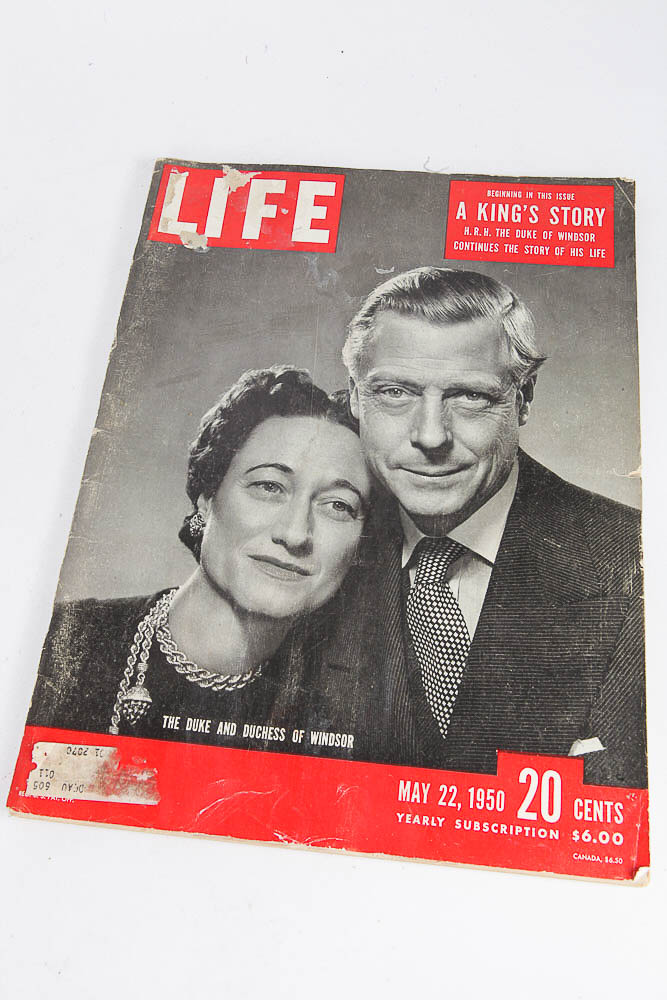 1950 Four "Life" Magazines featuring "A Kings Story"