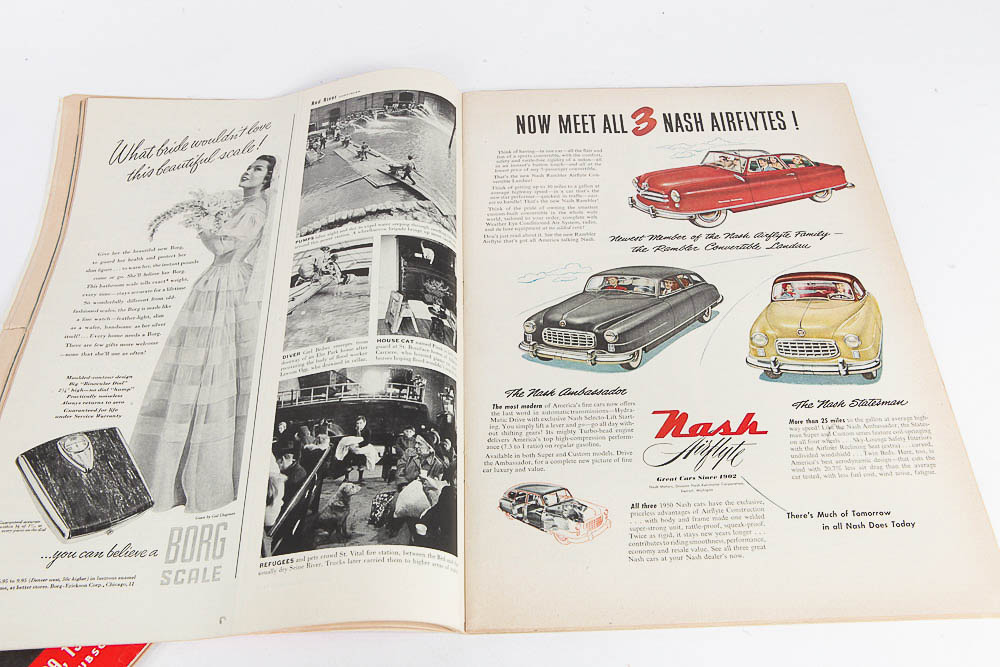 1950 Four "Life" Magazines featuring "A Kings Story"