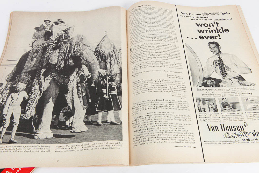 1950 Four "Life" Magazines featuring "A Kings Story"