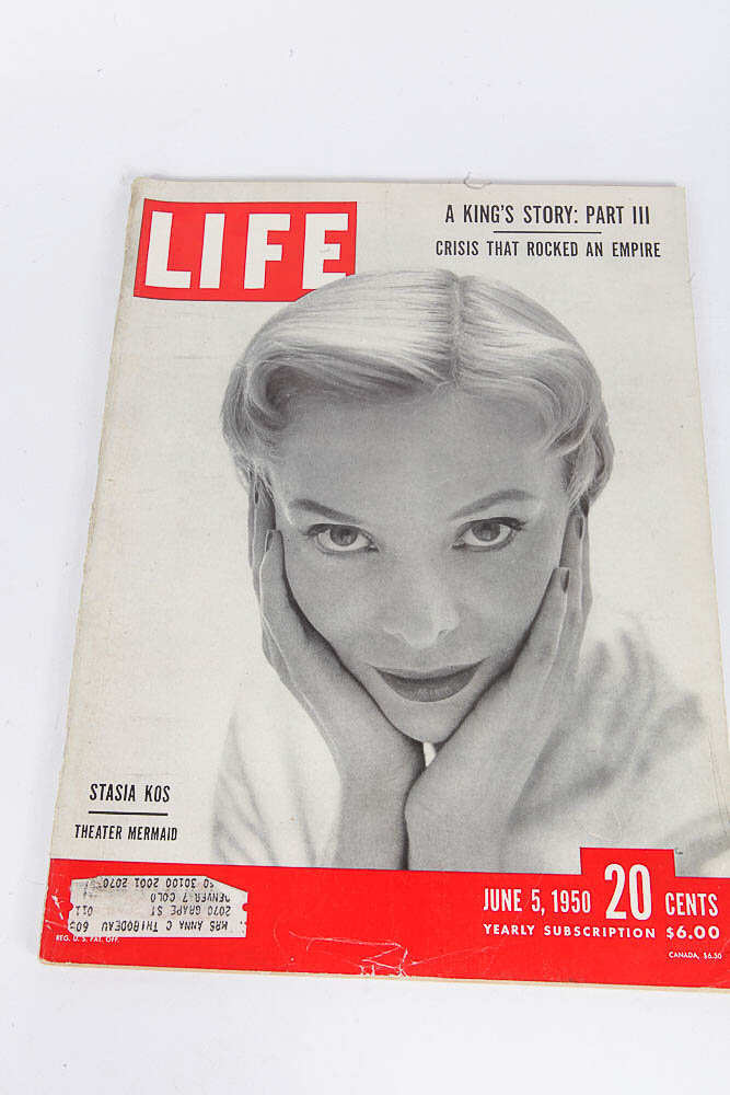 1950 Four "Life" Magazines featuring "A Kings Story"