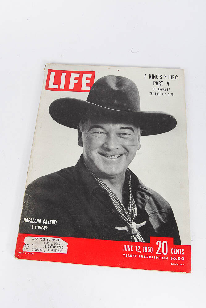 1950 Four "Life" Magazines featuring "A Kings Story"