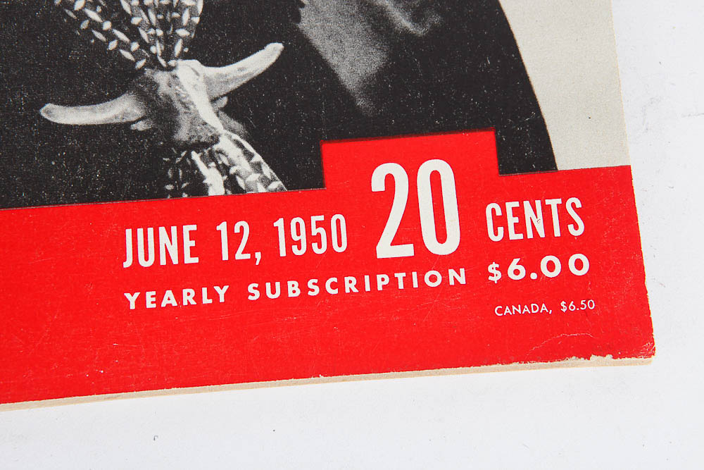 1950 Four "Life" Magazines featuring "A Kings Story"