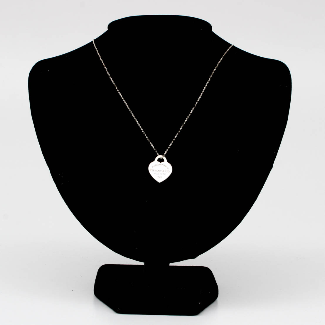 Tiffany & Co. Sterling Silver Heart Pendant Necklace