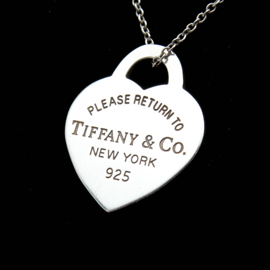 Tiffany & Co. Sterling Silver Heart Pendant Necklace