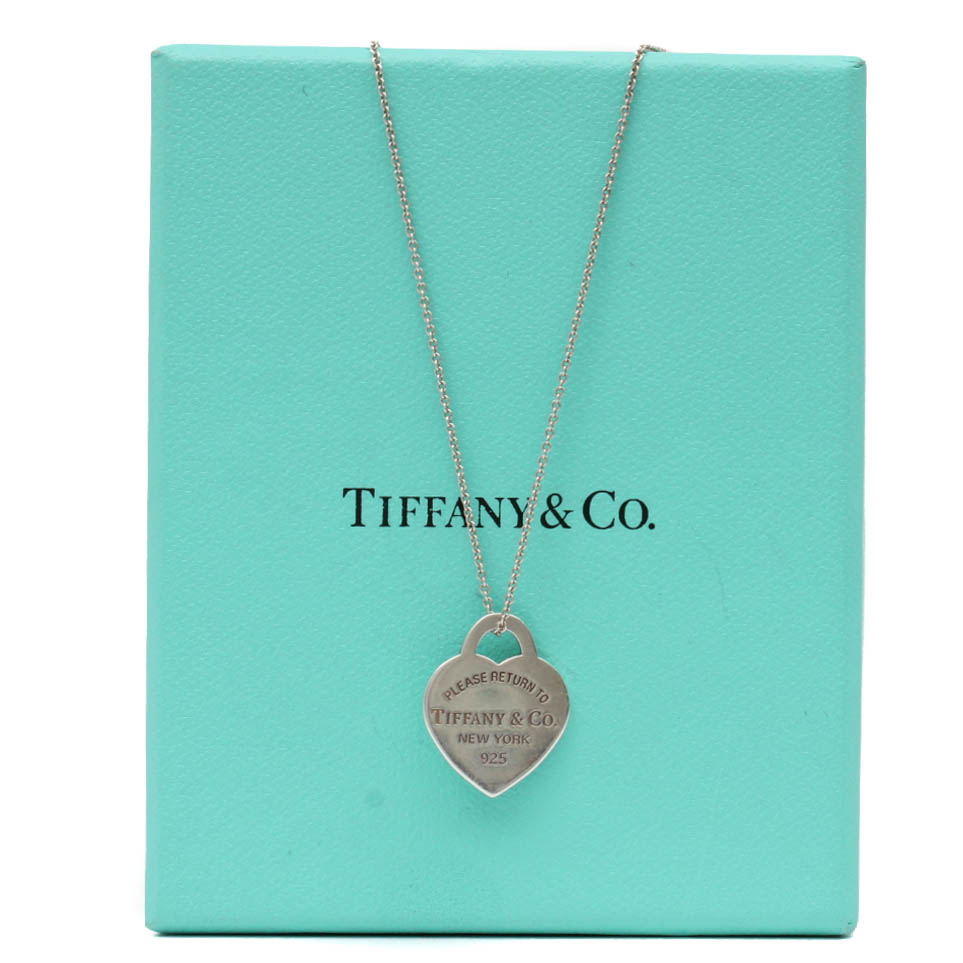 Tiffany & Co. Sterling Silver Heart Pendant Necklace