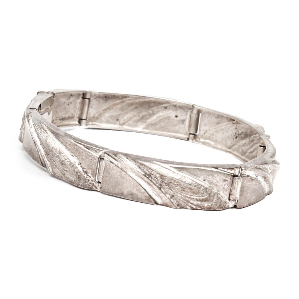 Matti J. Hyvarinen Sterling Silver Scandinavian Modern Bracelet