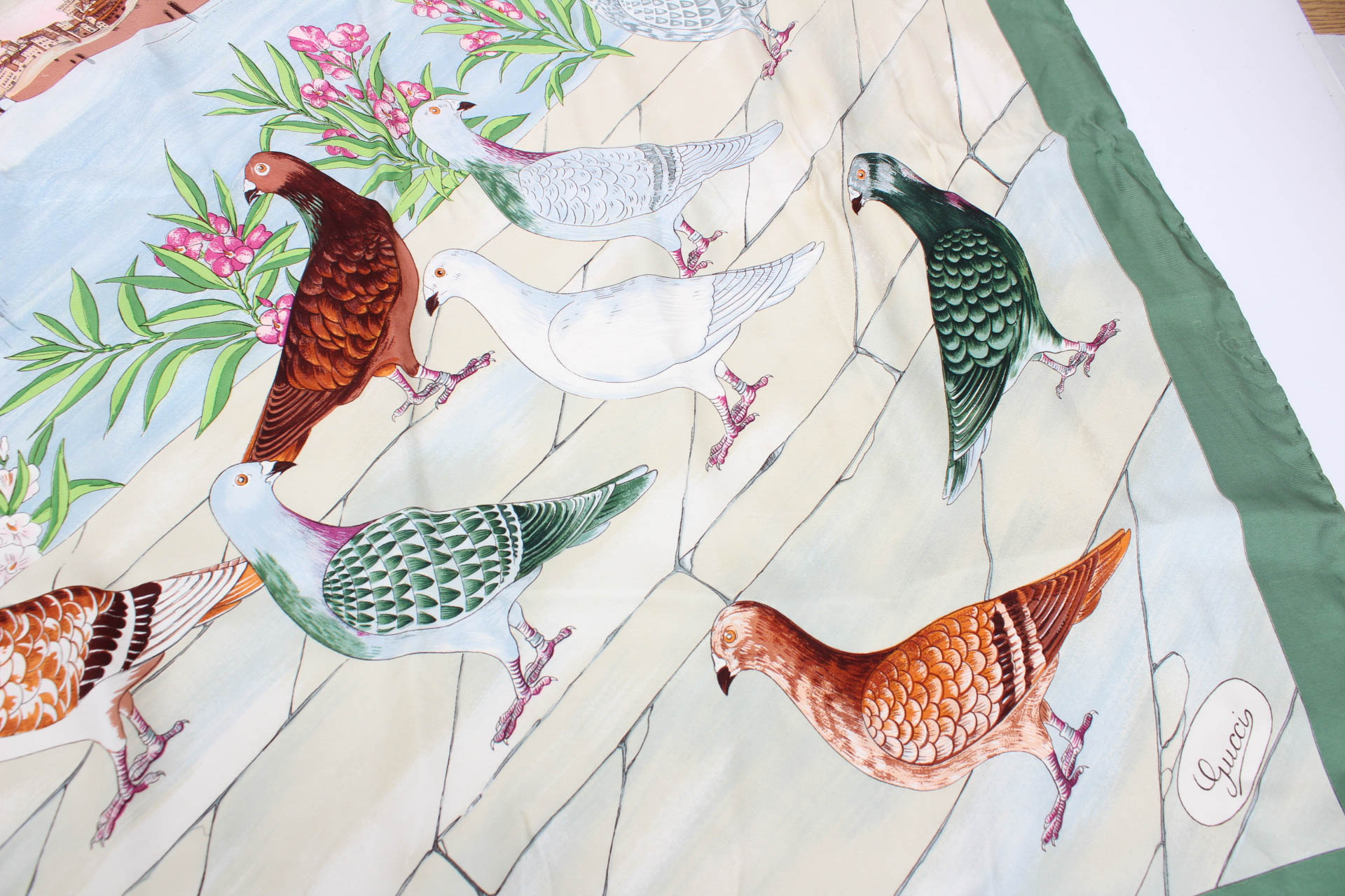 Vintage Gucci Silk Scarf