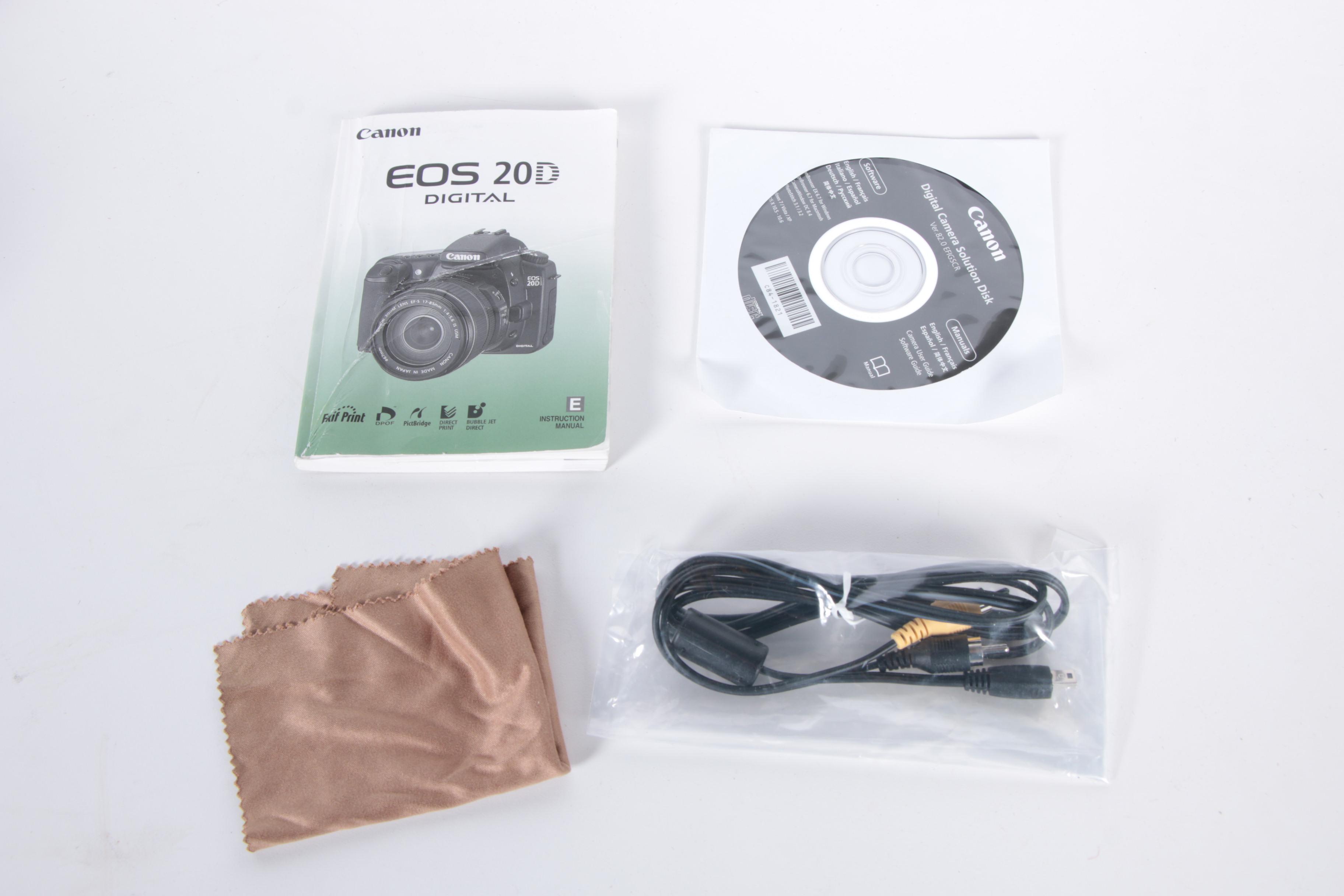 Canon EOS 20D Digital Camera and Accessories
