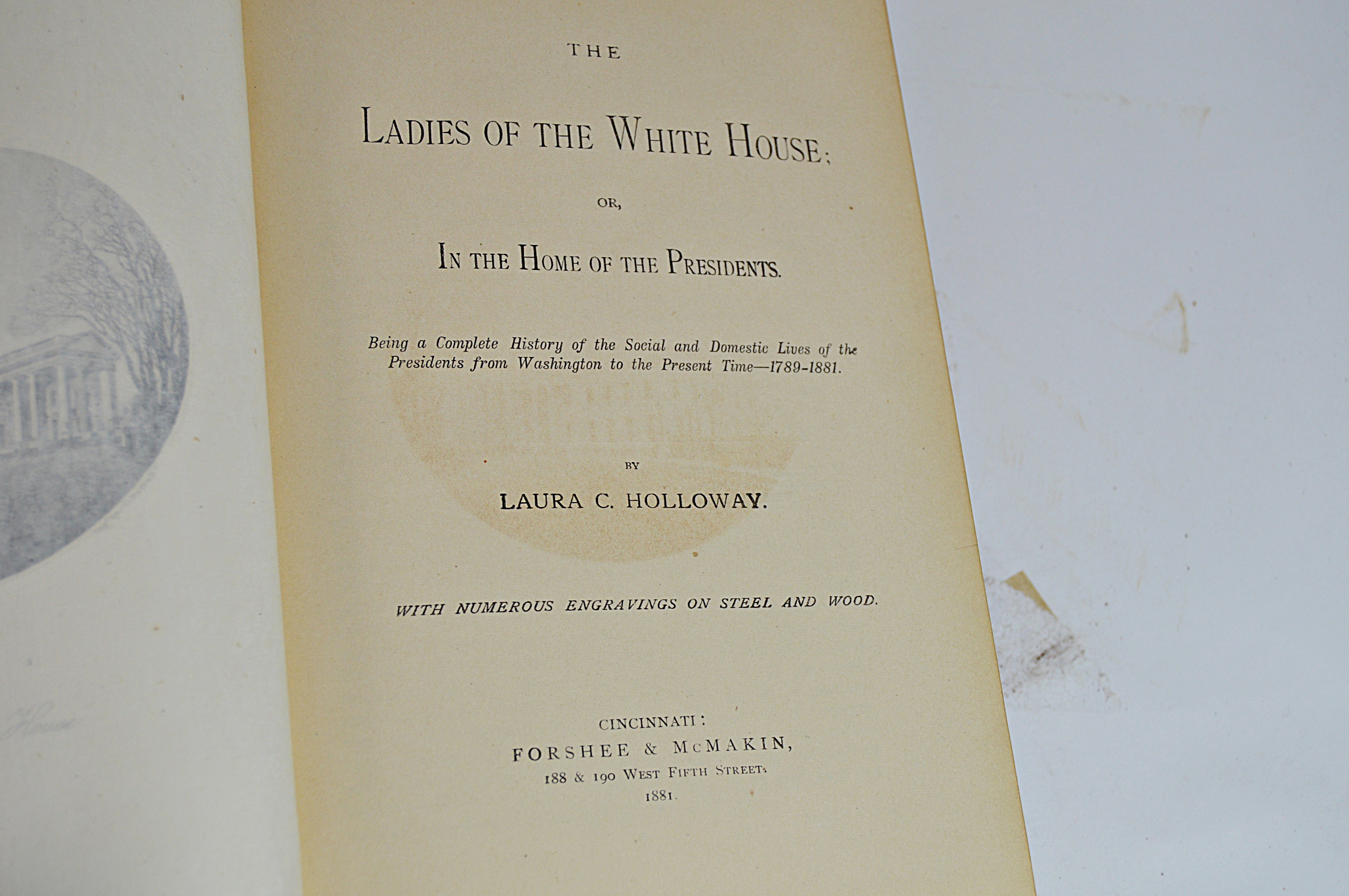 Antique Books with Leather-Bound, Cary, Tennyson