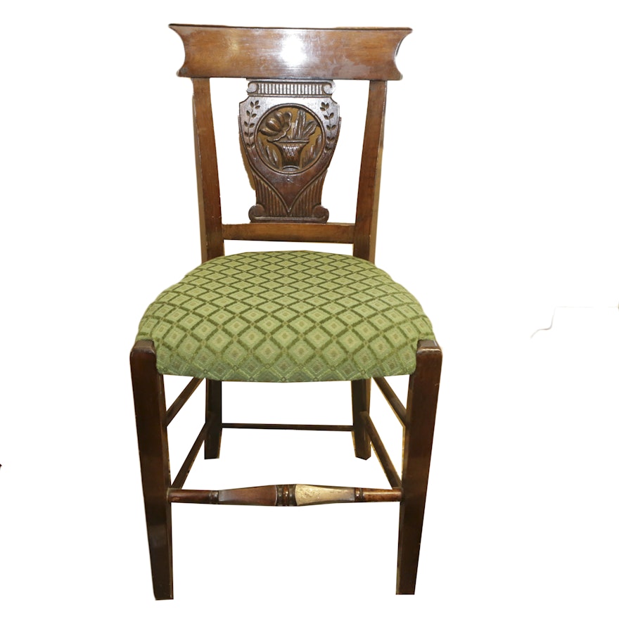 Vintage Neoclassical Style Side Chair