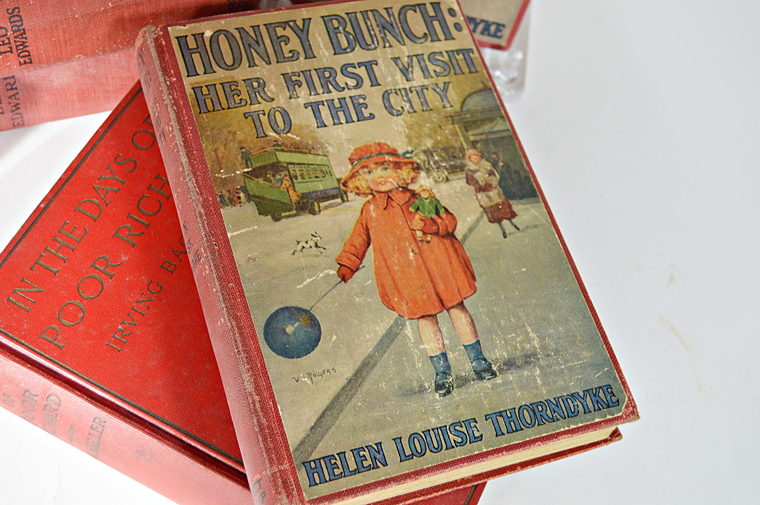 Vintage Children's Books with Honey Bunch