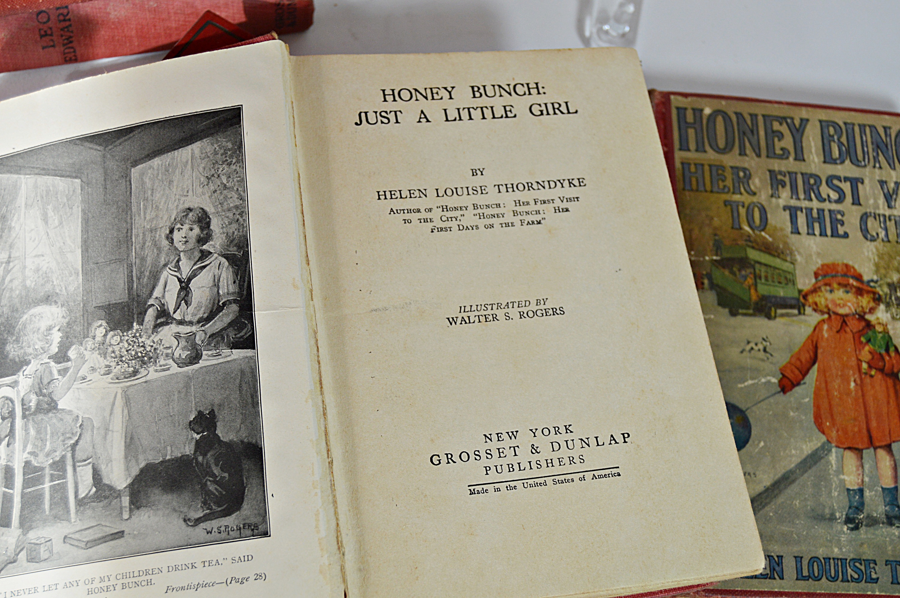 Vintage Children's Books with Honey Bunch